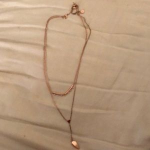 Stella & Dot Rose Gold Necklace